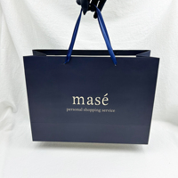 Sacs en papier cadeau personnalisés de luxe pour chaussures de vente au détail, avec poignée et impression de logo pour boutique