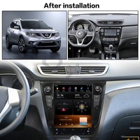 Autoradio Android 13 de style Tesla pour Nissan X-Trail Qashqai 2014-2019, lecteur multimédia de voiture, CarPlay sans fil, 4G