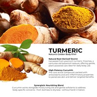 Huile corporelle raffermissante au curcuma bio, huile nourrissante végane anti-âge après-soleil pour peaux sèches et abîmées