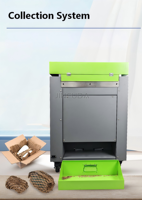 Machine de découpe industrielle robuste pour le recyclage du papier ondulé épais usagé, perforatrice, déchiqueteuse de carton et de boîtes en carton