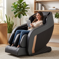 Fauteuil de massage inclinable OYEAL pour tout le corps, zéro gravité, pliable, Bluetooth, cuir, shiatsu, chaleur, contrôle du temps, massage des pieds