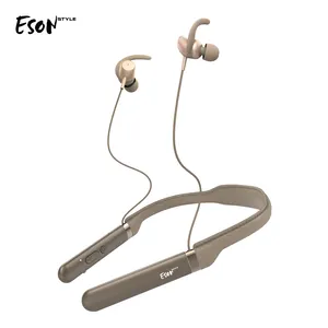 Eson Style Bluetooth Headphones IPX4 waterproof Wireless Earbuds with mic Sports running Earphone for cell phone branded headset