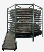 Industriële koelmachines voor snelvriezen, blastvriezers, IQF-tunnels, spiraalvriezers voor diepvriesfruit, -groenten, -vis en -vlees