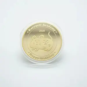 เหรียญ2จอแสดงผล Suppliers-เหรียญคนที่กล้าหาญเหรียญทอง24K,เหรียญสะสมเหรียญที่ระลึกสร้างสรรค์แกะสลักแบบทำตามความต้องการ DIY
