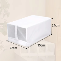Boîte de rangement à chaussures domestique en tissu Oxford, moderne, grande capacité, écologique, pliable et empilable, à paroi simple, vente en gros fabricant