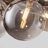 Lustre en fer LED de style moderne fabriqué sur mesure, décoration intérieure, lampe suspendue pour la maison ou l'hôtel, luminaire élégant