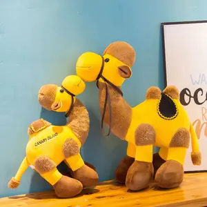 AIFEI oyuncak çöl deve peluş oyuncak bebek simülasyon yazdırılabilir Logo üreticisi doğrudan tedarik ile Dunhuang turizm hediye