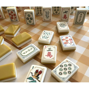 Juego de Mahjong Premium de 160 Fichas, Portátil, de Acrílico, para Jugadores - Product Image 6