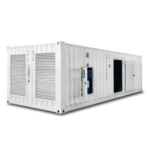 Harga pabrik Weichai 12M33 800kw/1000kVA Silent type diesel generator RONSUN power generator set bingkai terbuka generator