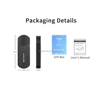 Tarjeta de Red Inalámbrica 2026 Nueva de 1800M, WiFi 6 sin Controladores, Receptor de Red USB 3.0 Gigabit para Computadora, Transmisor AP de Doble Banda 5G