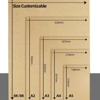 Papier Kraft Brun en Gros, Rouleau de Papier Kraft 150g, Emballage en Papier Kraft