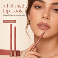 Crayon à lèvres mat longue tenue imperméable couleur pâte de haricot pour un look naturel avec service de marque privée
