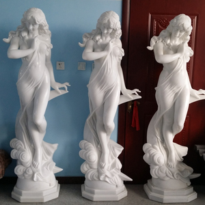 <span class=keywords><strong>Statue</strong></span> <span class=keywords><strong>de</strong></span> <span class=keywords><strong>femme</strong></span> nue en pierre naturelle, art occidental européen traditionnel, décoration, sculpture, design <span class=keywords><strong>de</strong></span> tête - Product Image 4