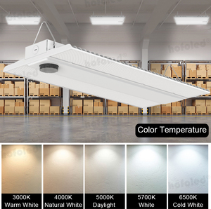 Lámpara de Techo Suspendida de 240W con Garantía de 5 Años, Montaje en Superficie, Antideslumbrante, Esmerilada, DALI, 100-277Vac, LED Lineal, Luz de Alta Bahía para Tiendas - Product Image 3
