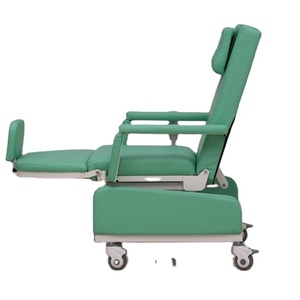 Traitement mobile de chimiothérapie d'hôpital de patient de BR-DY05 utilisé siège électrique de donneur de sang chaise de dialyse multi de fonctions - Product Image 6