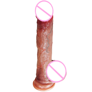 Masturbador Femenino de Goma Suave para Adultos, Resistente al Agua, con Forma de Pene Musculoso, Dildo de Silicona Líquida, Juguete Erótico - Product Image 4