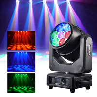 Mini Luz de Escenario Bee Eye 7x40W RGBW LED con Zoom, Beam y Wash, Cabezal Móvil con Control de Punto y Pantalla LCD para DJ, Discoteca, Club y Fiestas