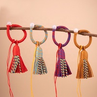 Colgante para Teléfono Móvil con Borla de Estilo Tibetano de 5 cm, Marca RUNSHENG, Modelo RS-CT0012, Fabricante Mayorista