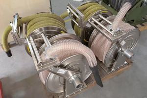 Carrete de Manguera Retráctil de Acero Inoxidable con Resorte para Lavado de Autos, Uso Profesional, Industrial, Comercial y Detallado Automotriz, 32 mm - Product Image 4