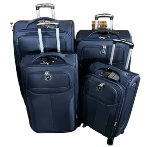 Factory Wholesale Cheap price 20 26 29 32 Inch EVA Side Spinner Soft Travel Luggage Suitcase 4 Wheels 4 Piece Set