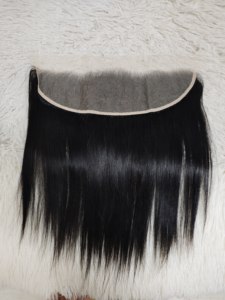 Letsfly 11A Encaje Transparente 13x4 Frontal de Encaje 4x4 2x6 Cierre de Encaje 100% Cabello Humano Liso Completo Cabello Virgen Brasileño - Product Image 4
