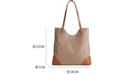Tas Tote Wanita Olahraga Fitness Selempang Satu Bahu Bahan Tekstil Oxford Nylon Trendi Grosir Terbaru 2026