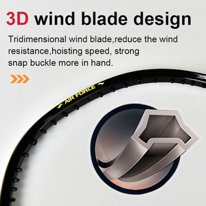 神童<span class=keywords><strong>M</strong></span>-80 6U 70-75G黑色定制全碳纤维羽毛球拍 - Product Image 5