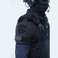 Gilet en nylon respirant, réglable, à libération rapide, système Molle, grande capacité, léger, pour l'entraînement en plein air