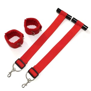 Menottes Carmen noires rondes, 4 pièces, jouet de bondage pour adultes, domination passionnée, accessoires intimes pour couples - Product Image 4