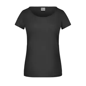 T-shirt da donna in cotone biologico, merchandising sostenibile - Product Image 4