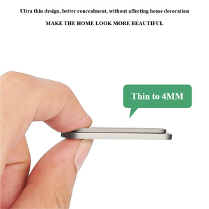 Fermaporta Magnetico Moderno Resistente, Chiusura Magnetica Sottile in Acciaio, Magneti Potenti per Armadi, Accessori per Porte Scorrevoli del Soggiorno - Product Image 4