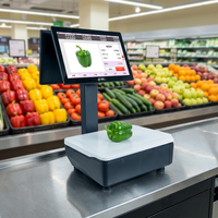 Balance alimentaire numérique AI HPRT C-L9 avec imprimante d'étiquettes et lecteur de codes-barres