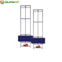 Ac Installation Lifter Toiture Échelle Palan Ascenseur Domestique Petite Taille Électrique 20Ft Échelles Électriques Simples