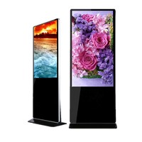 65 75 86 pouces Smart Vertical LCD Publicité Totem Kiosque CMS Logiciel Publicité interactive Signalisation numérique avec écran tactile