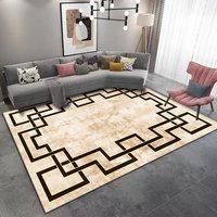 Luxuriöser Wohnzimmerteppich mit Mittelgroßem Neuartigem Muster, Bettvorleger für Schlafzimmer