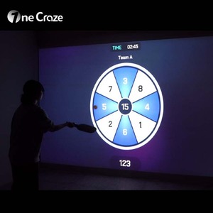 Jeu de pickleball interactif multijoueur AR, jeu de smash mural, plus de 20 modes de jeu, projecteur d'intérieur de 5300 lumens pour salle de jeux et divertissement - Product Image 5