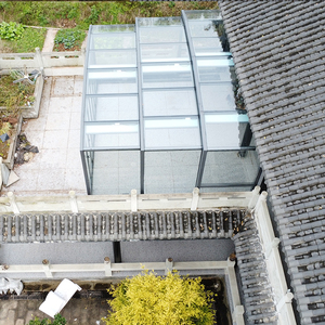 Usine directement vente <span class=keywords><strong>automatique</strong></span> arrière-cour écran lucarne jardin extérieur extensible rétractable verre mobile véranda - Product Image 3