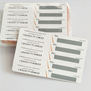 Fabricant de cartes à gratter personnalisées avec mot de passe, cartes de recharge téléphonique prépayées, cartes téléphoniques à gratter avec code PIN - Product Image 3