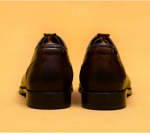 S0010X di alta vendita di alta qualità in pelle di primo strato in vacchetta formato Business a punta si sposano scarpe da uomo all'ingrosso - Product Image 5