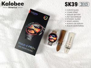 Black Watch4 Dial-Up Smartwatch uomo <span class=keywords><strong>Pro</strong></span> Max Wireless orologi regalo Set SK39 Plus <span class=keywords><strong>Watch</strong></span> <span class=keywords><strong>4</strong></span> Smart Kalobee - Product Image 3