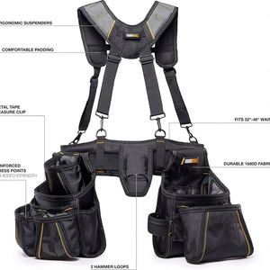 BSCI Superior polyester <b>Tool</b> <b>Belt</b> Combo <b>Tool</b> Pouch <b>Carpenter</b> Rig Holder Work Organizer polyester <b>Tool</b> <b>Belt</b> - Product Image 6