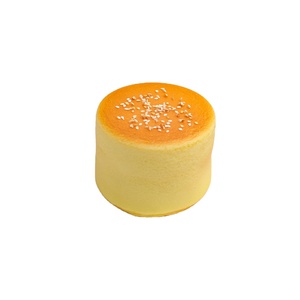 Jouets anti-stress mignons en forme de petit pain soufflé, jouets squishy en PU réalistes en forme de pain, jouets à presser à remontée lente pour cadeaux - Product Image 3
