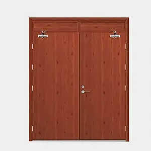 スイング中空コアインテリア木製耐火木製ドア