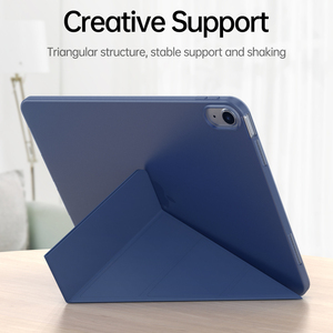 เคสหนังแท็บเล็ตแบบพับได้หลายทบ ป้องกันการกระแทก สำหรับ <span class=keywords><strong>iPad</strong></span> รุ่นที่ 10 ขนาด 10.9 นิ้ว และรุ่นที่ 11 ชิป A16 พร้อมฟังก์ชั่นปลุก/พักอัตโนมัติ - Product Image 5