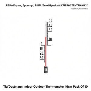 เทอร์โมมิเตอร์วัดอุณหภูมิภายในและภายนอกอาคาร Tfa-Dostmann ขนาด 16 ซม. แพ็ค 10 ชิ้น - Product Image 2