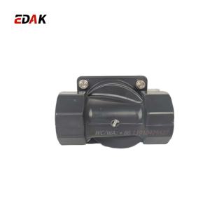 Original elektrisches Ventil Korrosions beständiges Magnetventil Double Union Normaler weise geschlossenes Magnetventil UPVC CPVC - Product Image 5