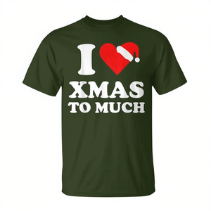 T-shirt « J'aime trop Noël » – Chemise de Noël pour les fêtes - Product Image 2
