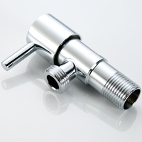 Robinet d'angle en acier inoxydable de qualité supérieure, prix abordable, 1/2, durable, ouverture rapide, 90 degrés, robinet d'arrêt d'angle, installation facile