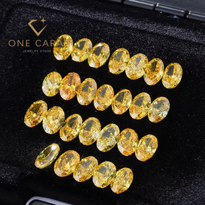 IGI認定HPHT CVDラボ栽培ダイヤモンド0.5ct 1ct 1.5ct 2.0ct 3ctファンシーイエローカラールースVVS 3EXダイヤモンド - Product Image 5