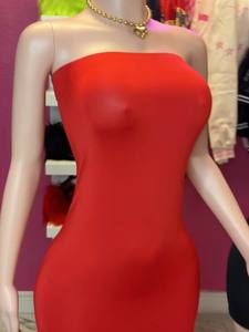 Y300968 Nuovo Abito Corto Estivo 2026 Pure Desire Hot Girl Senza Spalline Aderente Sexy Bodycon Mini Abito da Club per Feste - Product Image 5